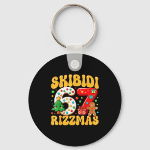 Skibidi 67 Rizzmas Six Seven Meme Christmas Boys G Key Ring