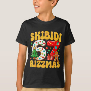 Skibidi 67 Rizzmas Six Seven Meme Christmas Boys G T-Shirt