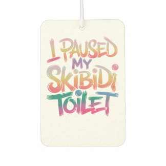 Skibidi Break Moment  Car Air Freshener