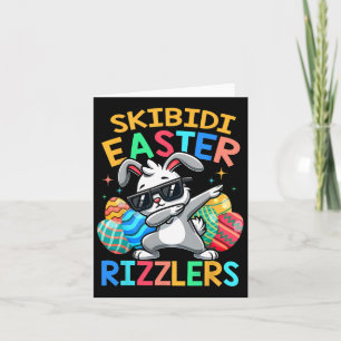 Skibidi Easter Funny Easter Rizzlers Sigma Gen Alp Card