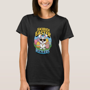 Skibidi Easter Funny Easter Rizzlers Sigma Gen Alp T-Shirt