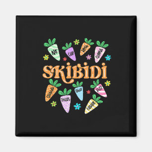 Skibidi Easter Rizzler Funny Easter Rizzler Gen Al Magnet