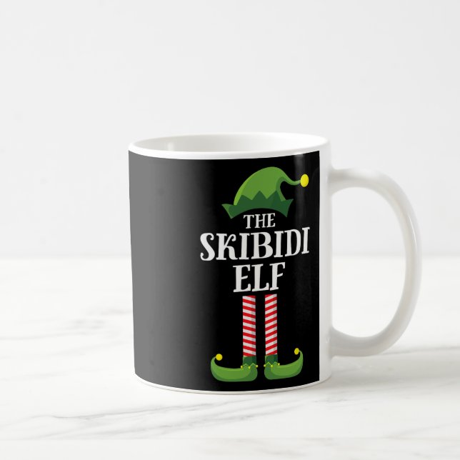 Skibidi Elf Shirt Matching Family Group Funny Chri Coffee Mug (Right)