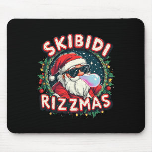Skibidi Rizzm Celebration Merry Christmas Funny Sa Mouse Pad