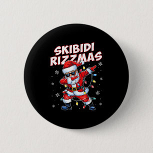 Skibidi Rizzmas Christmas Rizz Santa Claus Charism 6 Cm Round Badge