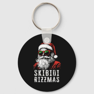 Skibidi Rizzmas Christmas Rizz Santa Claus Charism Key Ring