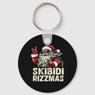 Skibidi Rizzmas Christmas Rizz Santa Claus Christm Key Ring
