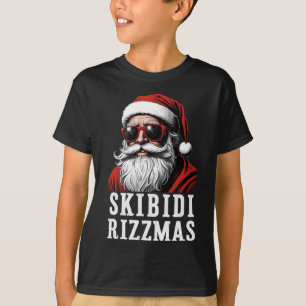Skibidi Rizzmas Christmas Rizz Santa Claus Xmas Pa T-Shirt