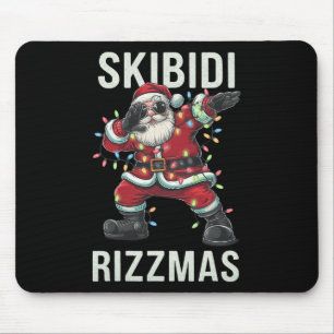 Skibidi Rizzmas Christmas Santa Claus Merry Rizz M Mouse Pad
