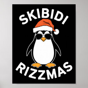 Skibidi Rizzmas Funny Christmas Christmas Season P Poster