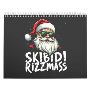 Skibidi Rizzmas Funny Gen Alpha Slang Christmas Calendar