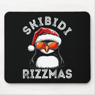Skibidi Rizzmas Gen Alpha Slang Funny Christmas Pe Mouse Pad