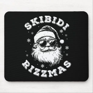 Skibidi Rizzmas Santa Funny Christmas Gen Alpha Sl Mouse Pad