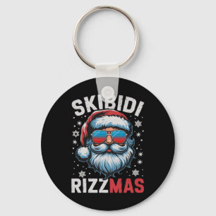 Skibidi Rizzmas Shirt Kids Men Women Christmas San Key Ring