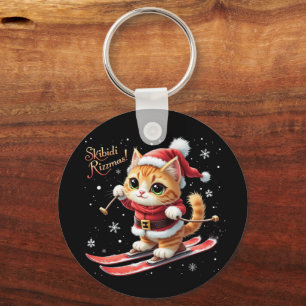 Skibidi Rizzmas The Ultimate Funny Christmas Meme Key Ring