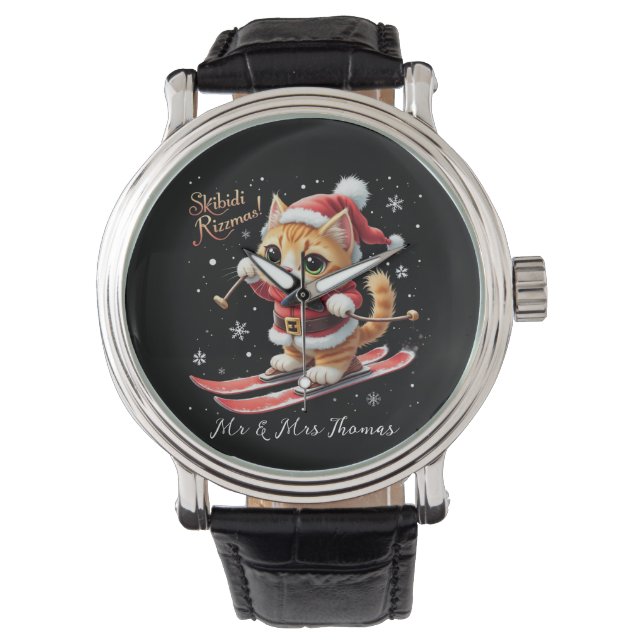 Skibidi Rizzmas The Ultimate Funny Christmas Meme Watch (Front)