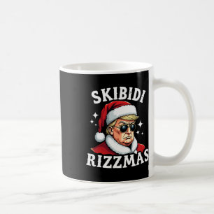 Skibidi Rizzmas Trump Christmas Rizz Santa Trump X Coffee Mug