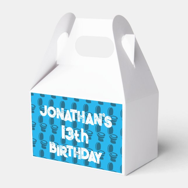 Skibidi Toilet Birthday Favour Box (Front Side)