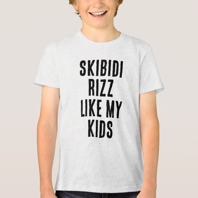 SKIBIDI Tri-Blend SHIRT (Front)