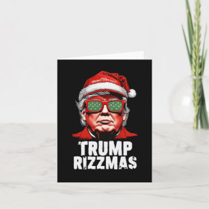 Skibidi Trump Rizzmas Christmas Rizz Santa Claus C Card