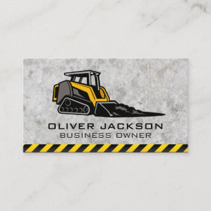 Skid Steer Construction Business Card
