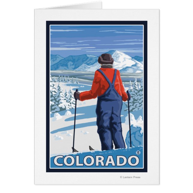 Skier AdmiringColorado (Front)