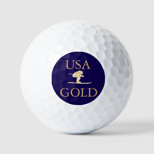Skier Golf Balls (Front)