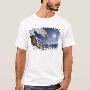 Skier in Midair T-Shirt