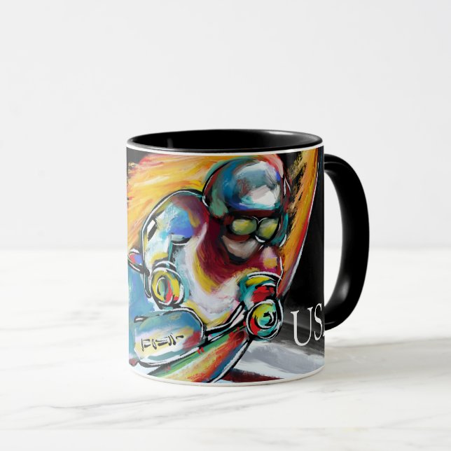 SKIER MUG (Front Right)