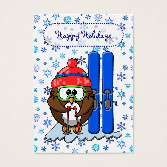 skier owl (Front)