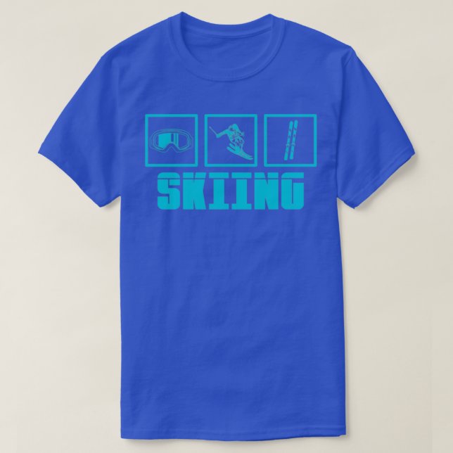 Skier Saying Apres Ski Skier Skiing Snowboard Wint T-Shirt (Design Front)
