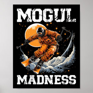Skier Skier Ski Season Winter Sport Snow Mogul Ski Poster