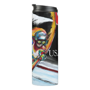 SKIER THERMAL TUMBLER