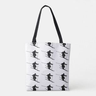 Skier Tote Bag