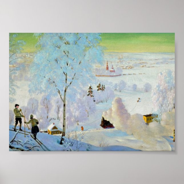 Skiers 1919 poster (Front)