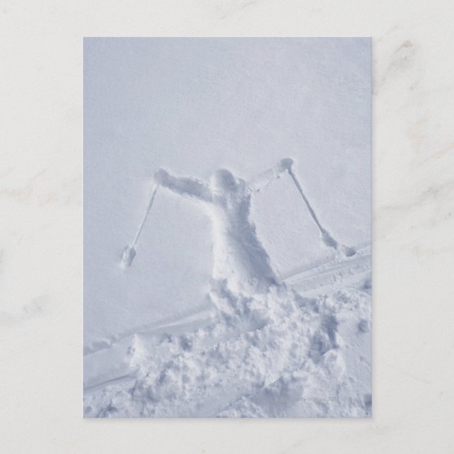 Skiers 2 postcard (Front)