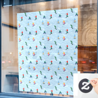 Skiers Snowboarders Moguls Winter Sport Ski Shop