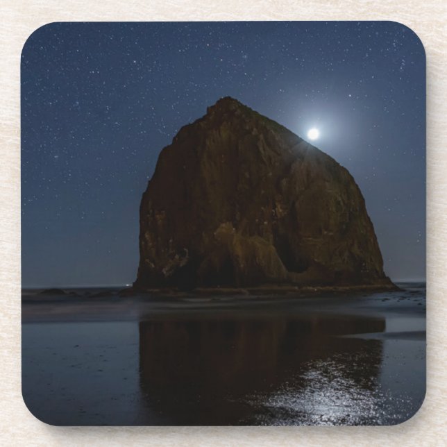 Skies Above Haystack Rock | Cannon Beach, Oregon Coaster (Front)