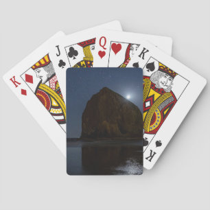 Skies Above Haystack Rock   Cannon Beach, Oregon Playing Cards