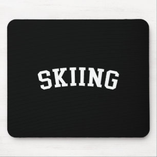 Skiing _5 mouse pad