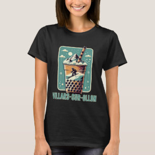 Skiing And Apres Ski - Villars-sur-ollon Switzerla T-Shirt