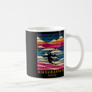 Skiing And Apres Ski - Winter Sports Riksgransen, Coffee Mug