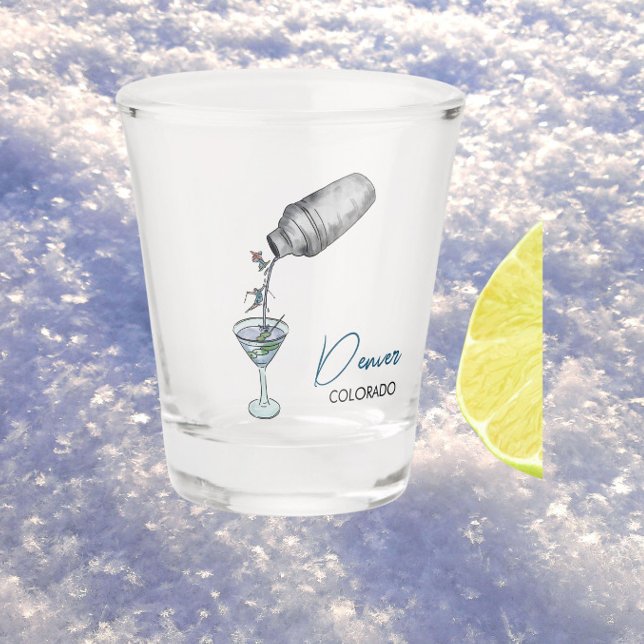 skiing and martinis  shot glass (Creator Uploaded)