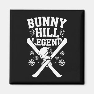 Skiing And Snowboarding Beginner Winter Sports Ent Magnet