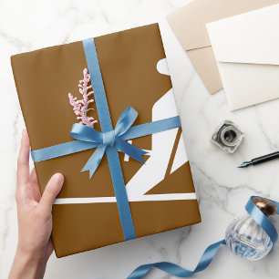 Skiing Area Recreational Sign Wrapping Paper