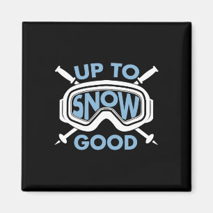 Skiing Art For Men Women Kids Winter Sport Ski Lov Magnet