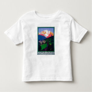 Skiing at Combloux Promotional Poster Toddler T-Shirt