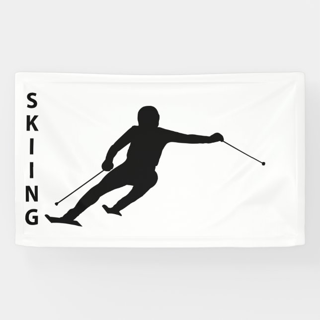 Skiing Banner (Horizontal)