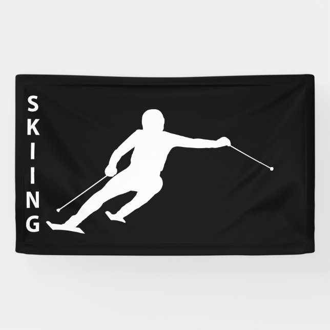 Skiing Banner (Horizontal)