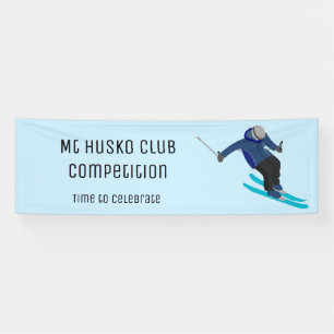 Skiing Banner